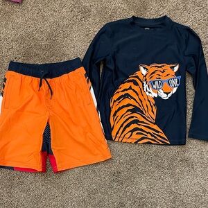 Boys tiger swim set